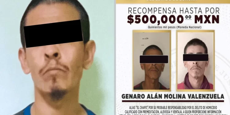 Atrapan a El Boys en Sonora; FGJES ofrecía medio millón de pesos por su paradero