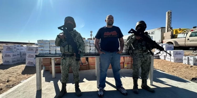 Aseguran en Sonora media tonelada de cocaína oculta en una camioneta