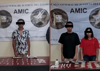 Detienen a tres sospechosos y aseguran narcóticos durante cateos en SLRC