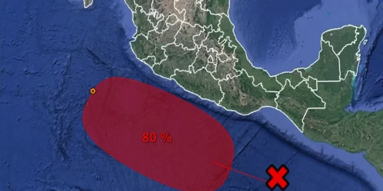 Ciclón ‘Bárbara’ aumenta al 80% su probabilidad de desarrollo; SMN prevé cuándo y dónde sería