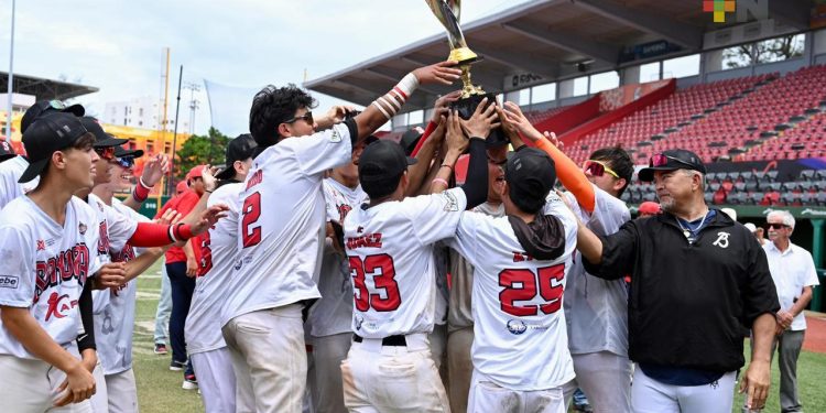 Sonora campeón del Torneo Nacional de Beisbol sub -18