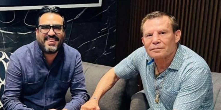 “Nací en Sonora, pero mi corazón es de Culiacán”: Julio César Chávez tras visita con Gámez Mendívil