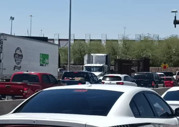 Cierran temporalmente garita de Nogales, Sonora por simulacros de seguridad