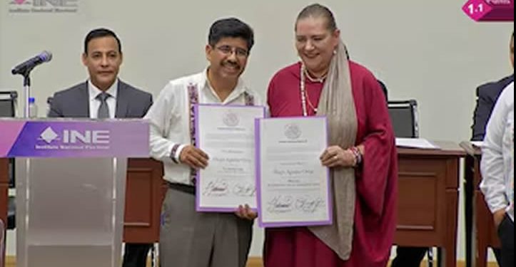 INE entrega constancias de mayoría a candidaturas ganadoras de la SCJN