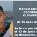 Activan Alerta Amber por Marco Antonio de 10 Años Desaparecido en Hermosillo