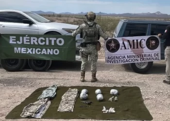 Golpe al crimen organizado: AMIC y Defensa aseguran vehículos, armas y droga en Sonora