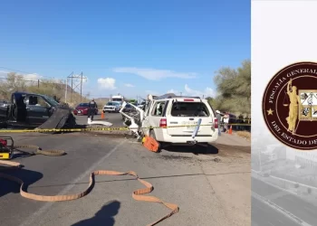 Investiga Fiscalía Fatal Accidente en Carretera Hermosillo – Bahía de Kino; Murieron 3 Personas