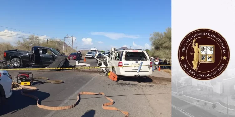 Investiga Fiscalía Fatal Accidente en Carretera Hermosillo – Bahía de Kino; Murieron 3 Personas