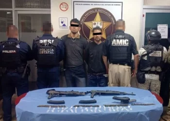 Seguridad en Sonora: Operativo conjunto detiene a generadores de violencia con AK-47 y cristal en Cócorit