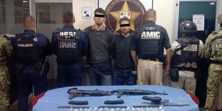Seguridad en Sonora: Operativo conjunto detiene a generadores de violencia con AK-47 y cristal en Cócorit