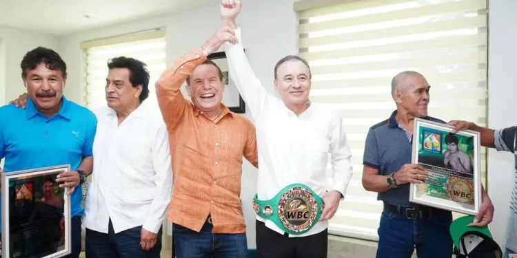 Durazo lanza programa contra adicciones en Sonora con apoyo de Julio César Chávez