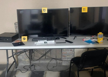 Aseguran armas, droga y equipo para halconeo durante cateo en San Luis Río Colorado