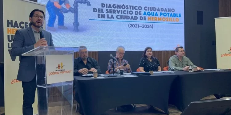 Presentan Diagnóstico Ciudadano del Servicio de Agua Potable en la Ciudad de Hermosillo