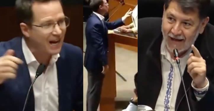 Anaya y Noroña se enfrentan en el Senado: ‘Pedazo de … político’