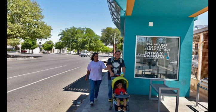 Ya están abiertas a los usuarios seis paradas de camión refrigeradas del Gobierno de Hermosillo