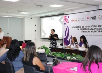 Realiza INE Sonora Seminario de Formación con Perspectiva de Género para Presidentas y Síndicas Municipales