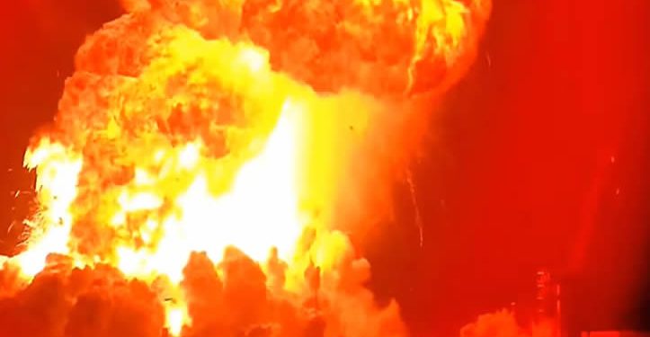La ‘Starship’ de SpaceX explota en tierra generando una enorme bola de fuego