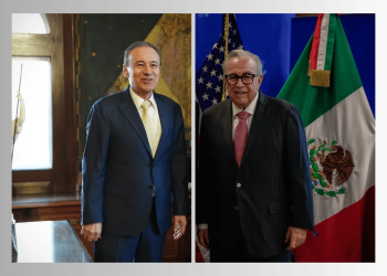 Gobernadores de Sinaloa y Sonora asisten a los festejos de la Independencia de EE.UU. en el consulado de Hermosillo