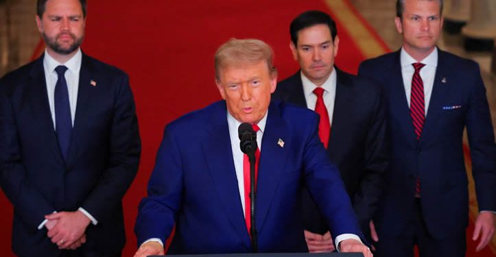 Trump: ‘Irán debe ahora acceder a la paz, o iremos por otros objetivos’