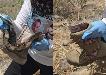 Encuentran Restos Óseos Dentro de Botas Tácticas en Pitiquito
