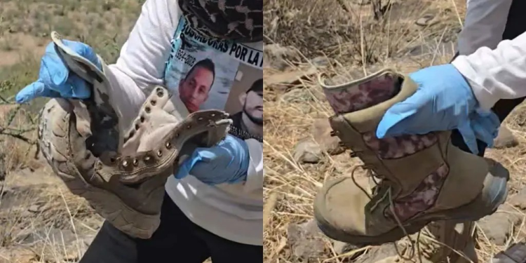 Encuentran Restos Óseos Dentro de Botas Tácticas en Pitiquito