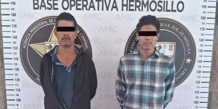 Fiscalía de Sonora imputa a dos hombres por homicidio calificado y posesión de vehículo robado