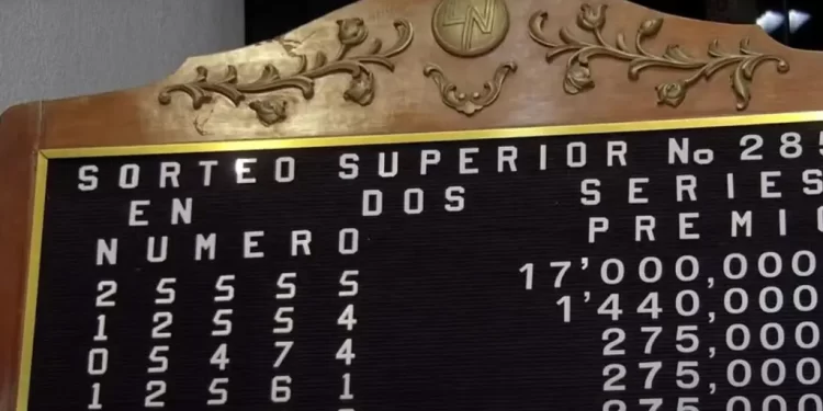 Cae en Hermosillo el Premio Mayor del Sorteo 2851 de la Lotería Nacional