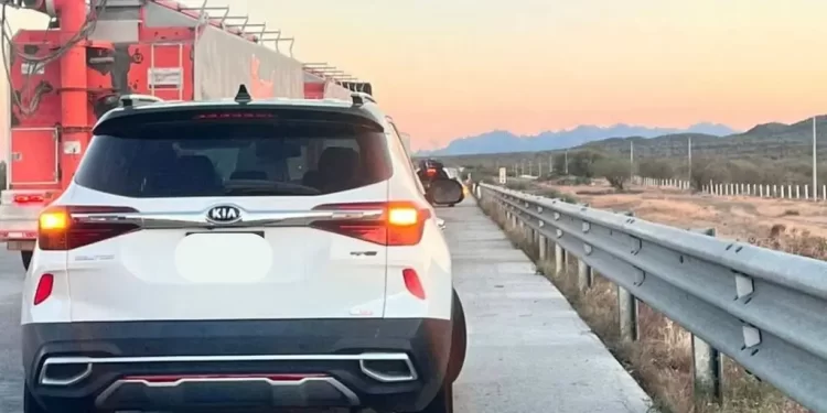 Cierre Parcial de Carretera Hermosillo-Guaymas se Originó por Persecución de Delincuentes