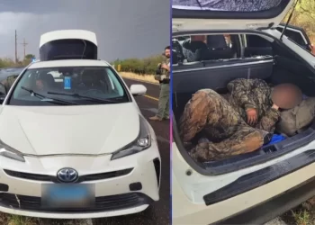 Detienen a Sujetos Llevando de Contrabando a Mexicano Dentro de Cajuela de Auto en Arizona