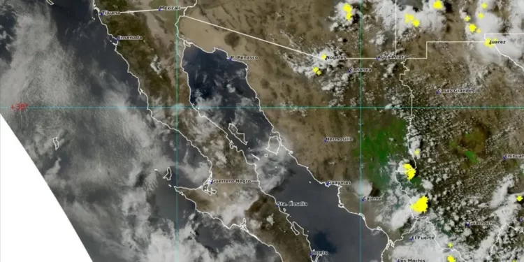 Protección Civil Alerta Sobre Lluvias Fuertes e Intensas para Sonora; Piden Tomar Precauciones