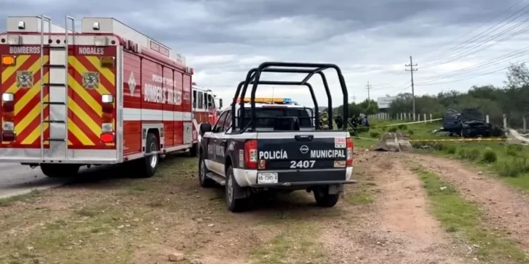 Accidente deja cuatro fallecidos en la carretera 15 de Nogales, Sonora