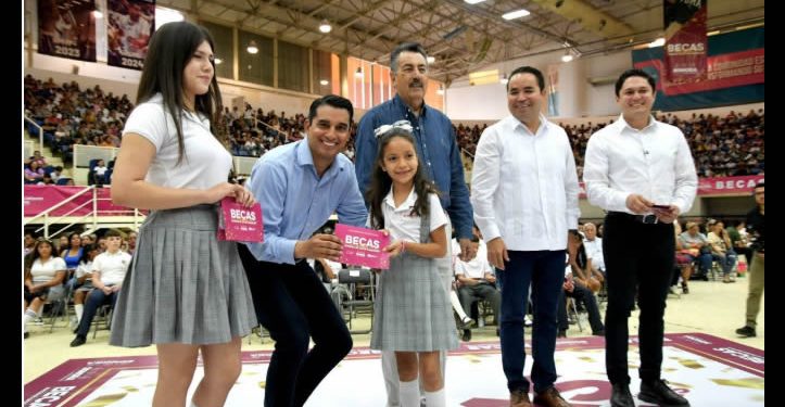 Benefician a más de 4 mil estudiantes de primaria y secundaria de Cajeme con beca Sonora