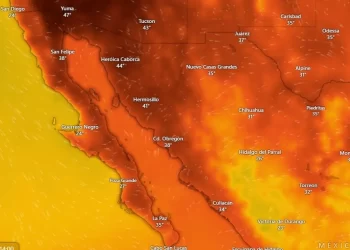 En SLRC el termómetro marcará 46 grados este miércoles 9 de julio