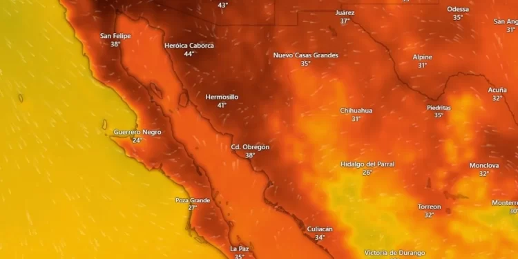 En SLRC el termómetro marcará 46 grados este miércoles 9 de julio