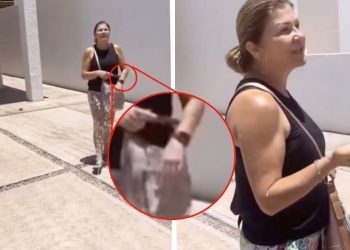 Mujer exige 5,000 pesos por regresar un reloj a un extranjero: “yo me lo encontré”