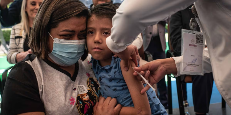 Más de 340.000 niños en México no recibieron ninguna vacuna en 2024