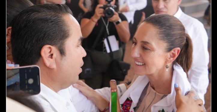 Heriberto Aguilar respalda postura firme de la presidenta Sheinbaum: la soberanía no se negocia