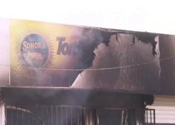 Se Incendia Tortilleria en Colonia San Ángel en al Sur de Hermosillo