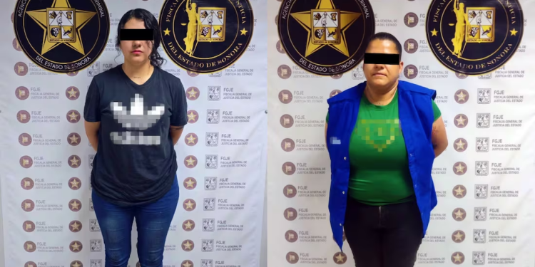 Detienen a dos mujeres por su presunta participación en feminicidio en Nogales, cuerpo de víctima fue hallado en bolsas de plástico