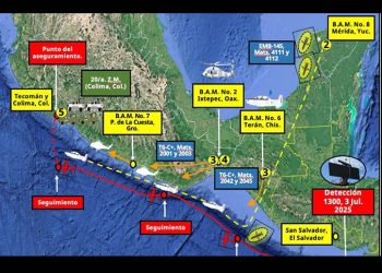 Narcovuelo enfrenta a Bukele con Harfuch; cruzan tuits con versiones de la ruta