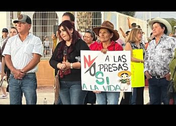 Habitantes del Río Sonora se declaran en resistencia permanente contra la construcción de presas