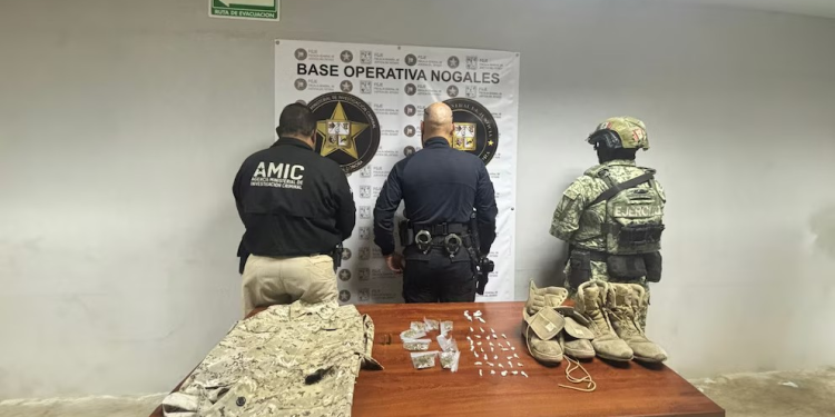 Sedena, Fiscalía del Estado y PESP aseguran droga, equipo táctico y balas en operativo conjunto de Sonora