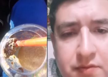 Encuentra una rata en su café en Guaymas