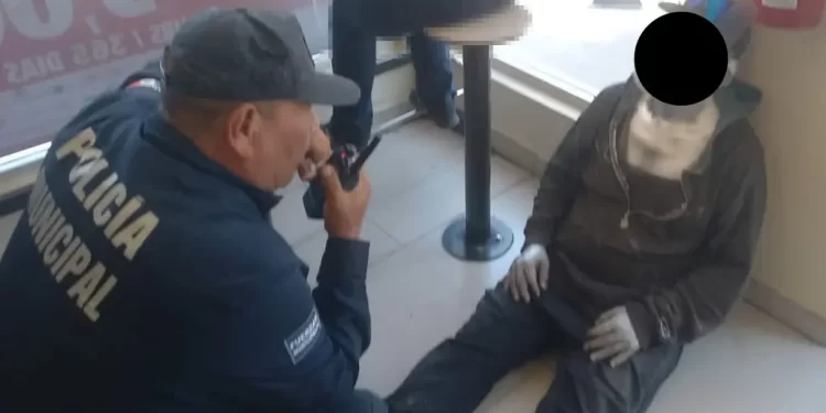 El “Hombre Plateado” se Desvaneció ante Altas Temperaturas en Hermosillo