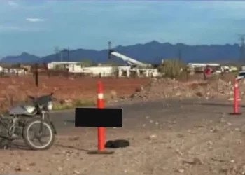 Muere Motociclista en Libramiento San Judas Tadeo – San José de Guaymas