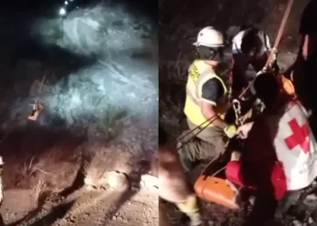 Mujer Resultó Lesionada al Caer del Cerro de la Antigua Cementera en Hermosillo