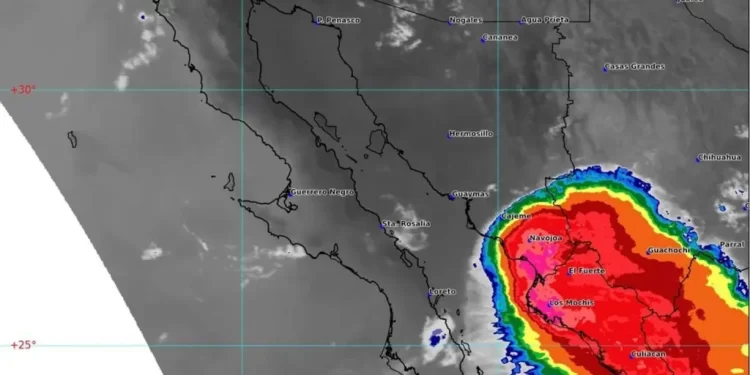 Alerta Protección Civil por Llegada de Fuertes Lluvias al sur de Sonora