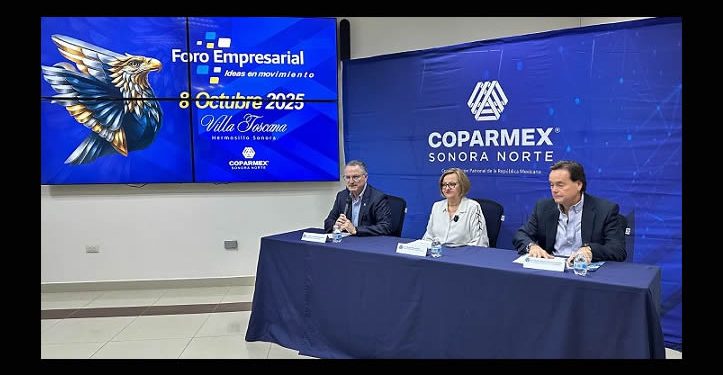 COPARMEX anuncia el Foro Empresarial 2025 para el 8 de octubre en Hermosillo