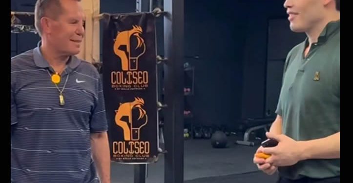 Emotivo rencuentro entre Chávez Jr. y su padre