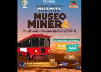 En agosto súbete al Trolebús y descubre las sorpresas del Museo Minero